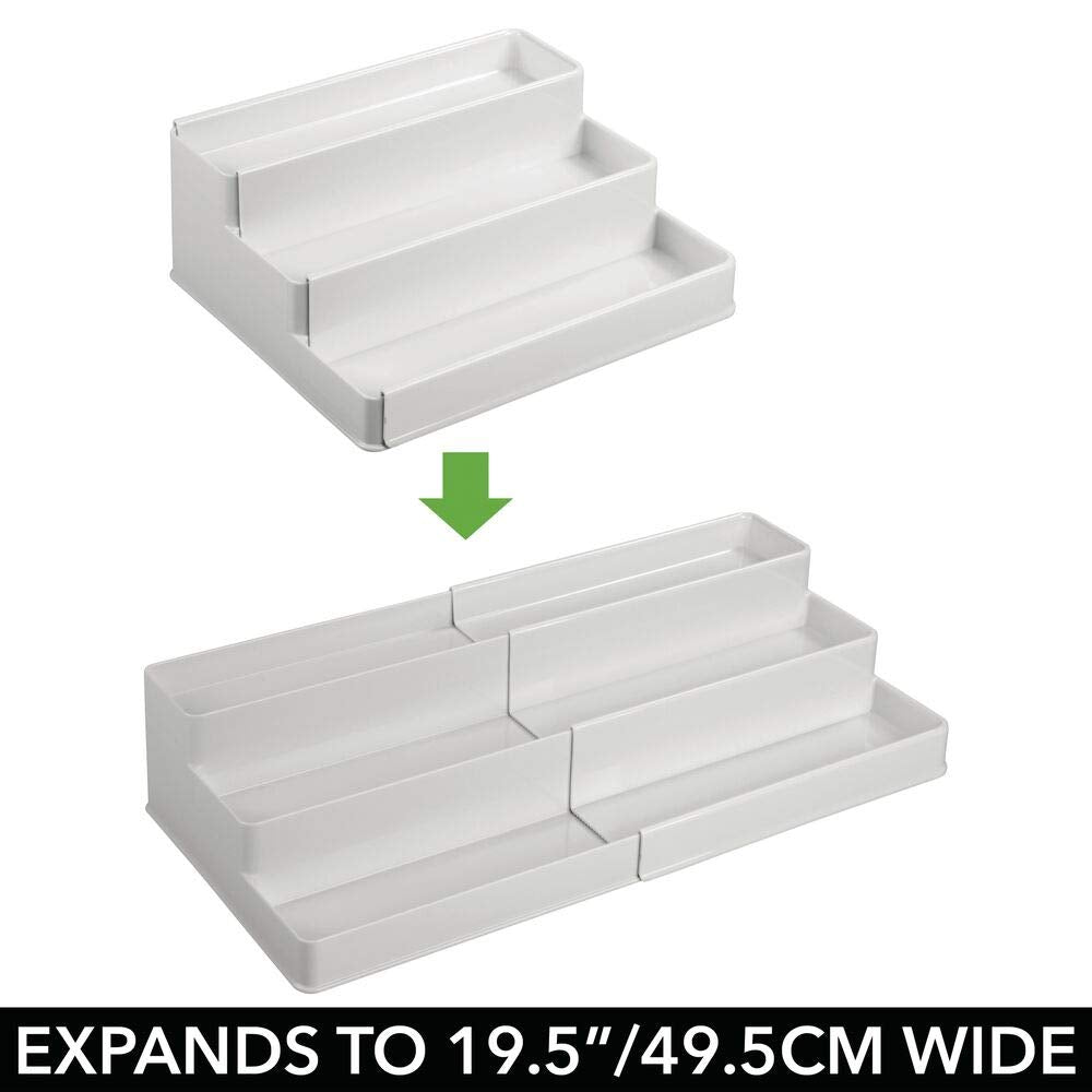 Plastic Expandable 3-Tier Shelf Rack Organizer T2575