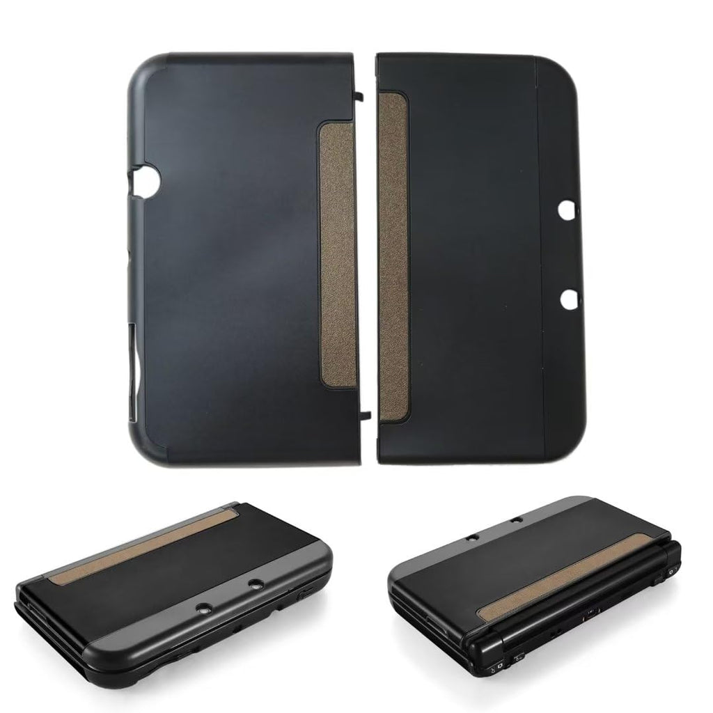 Black Aluminum Plastic Protective Hard Shell Case for New 3DS XL LL B50002