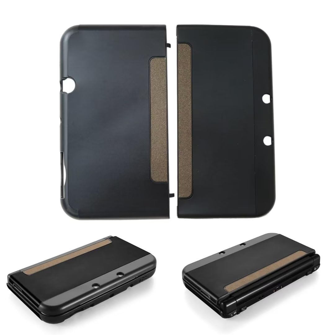 Black Aluminum Plastic Protective Hard Shell Case for New 3DS XL LL B50002