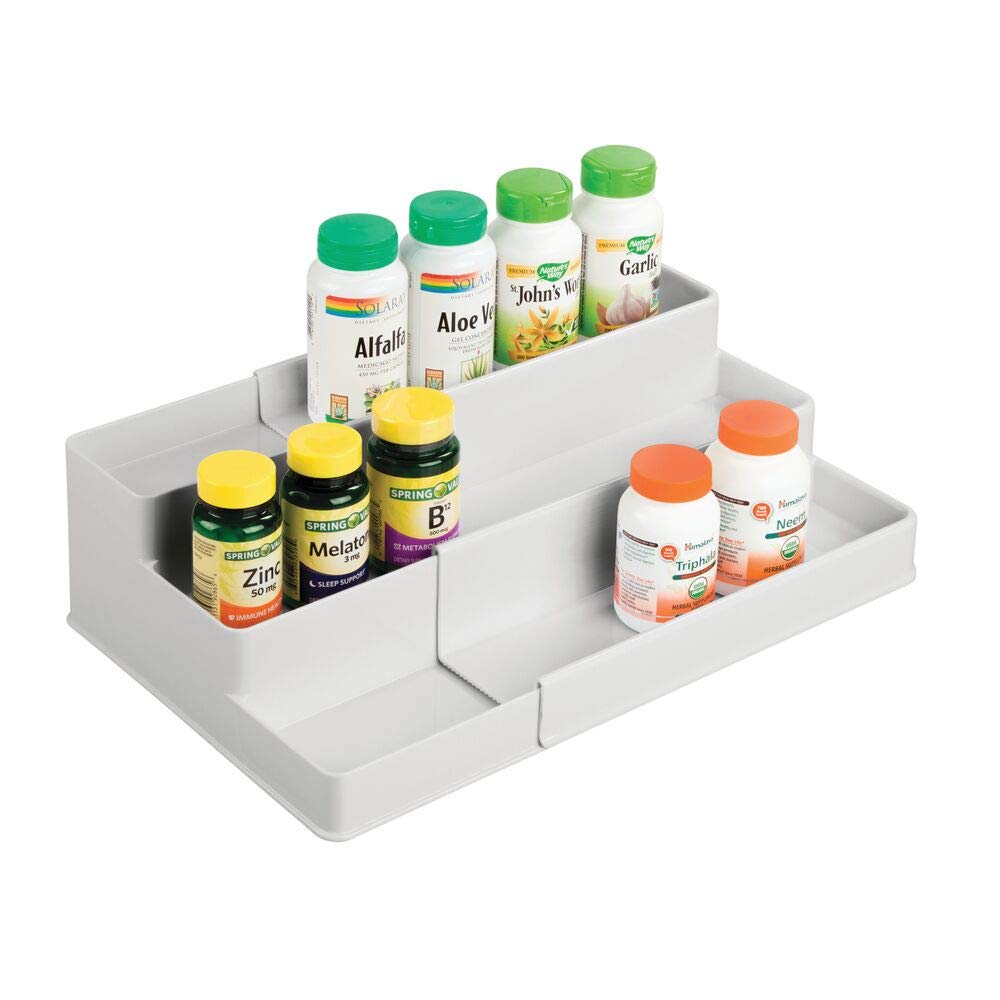 Plastic Expandable 3-Tier Shelf Rack Organizer T2575