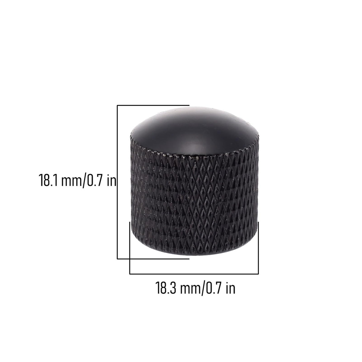 Black Metal Guitar Knobs Y19791
