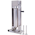 Stainless Steel Vertical Sausage Stuffer 15LB/7L with 4 Stuffing Tubes U727261
