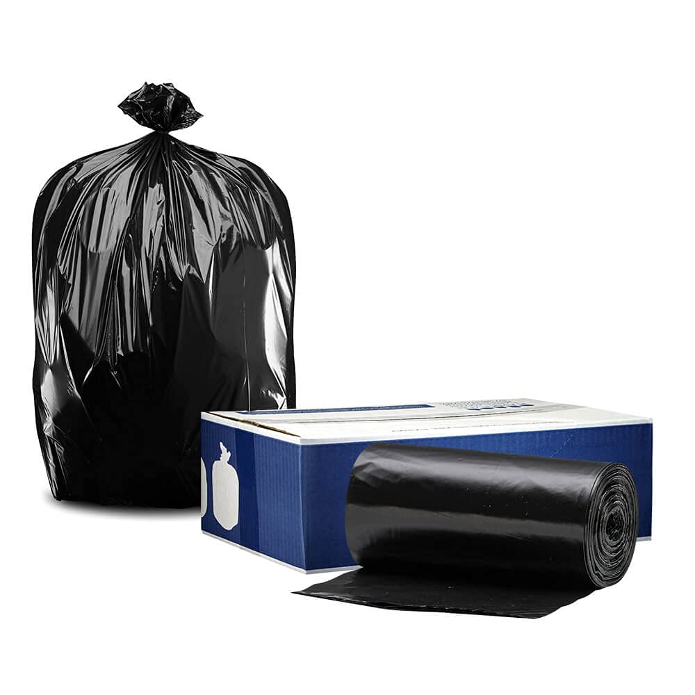 40-45 Gallon Trash Bags On Rolls 1.2 Mil 100 Count S6047