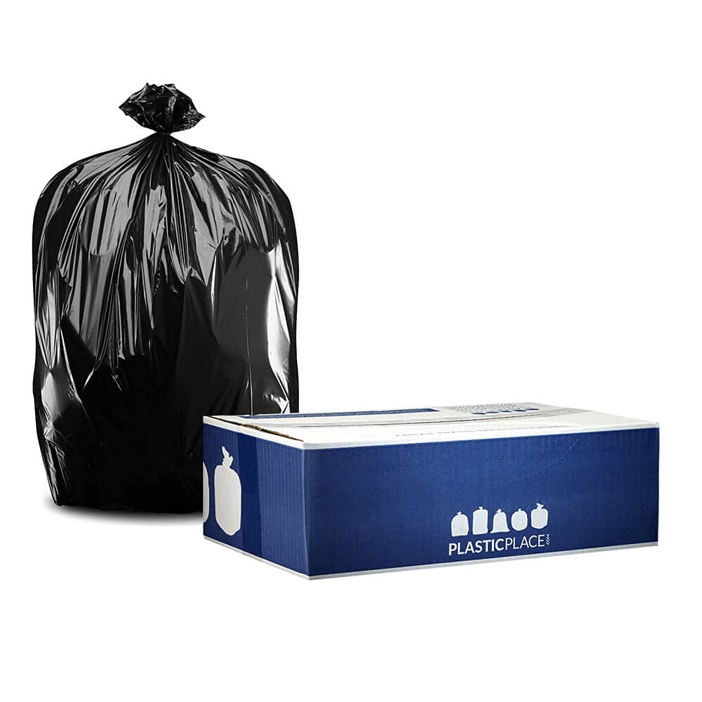 40-45 Gallon Trash Bags On Rolls 1.2 Mil 100 Count S6047