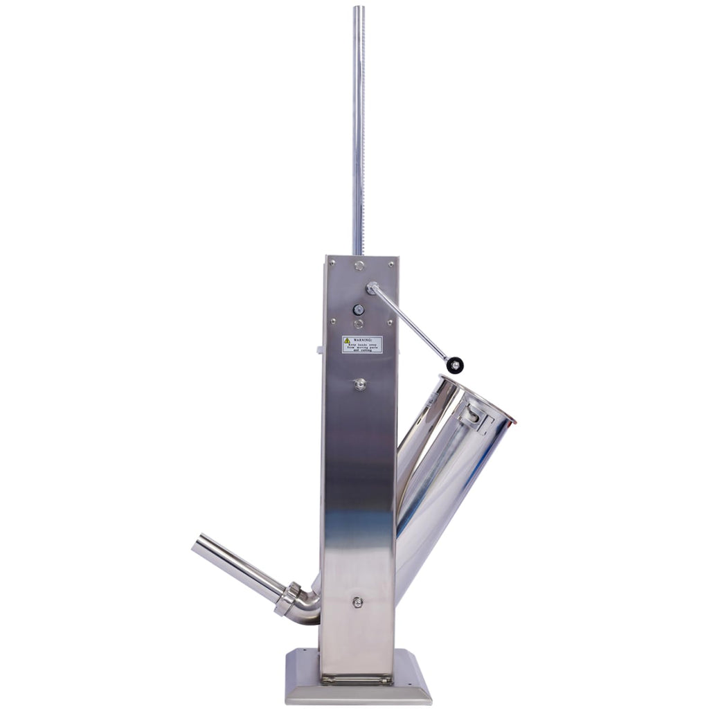 Stainless Steel Vertical Sausage Stuffer 15LB/7L with 4 Stuffing Tubes U727261