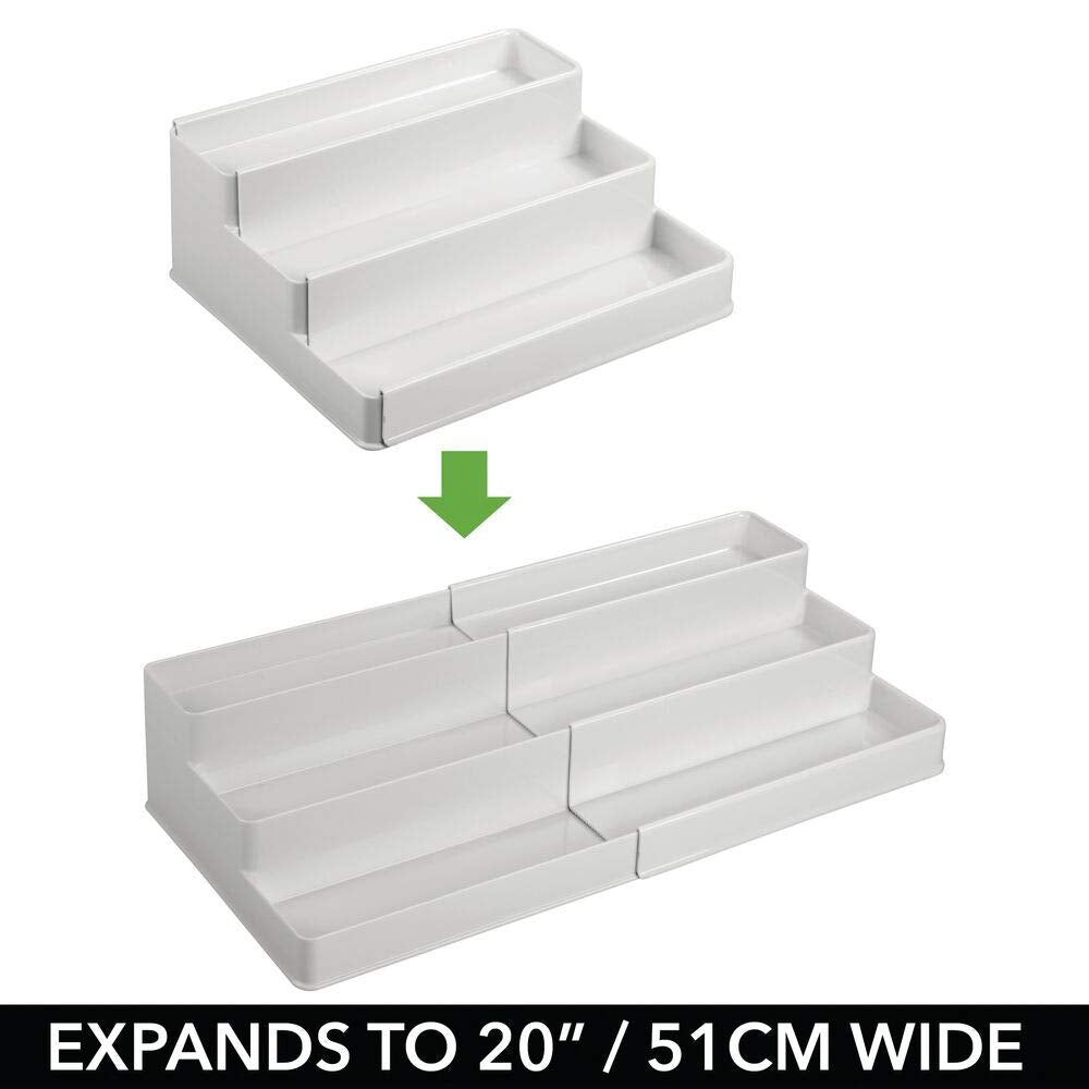 Plastic Expandable 3-Tier Shelf Rack Organizer T2575
