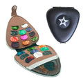 Guitar Pick Holder Case Bag with 24pcs Colorful Picks J29916