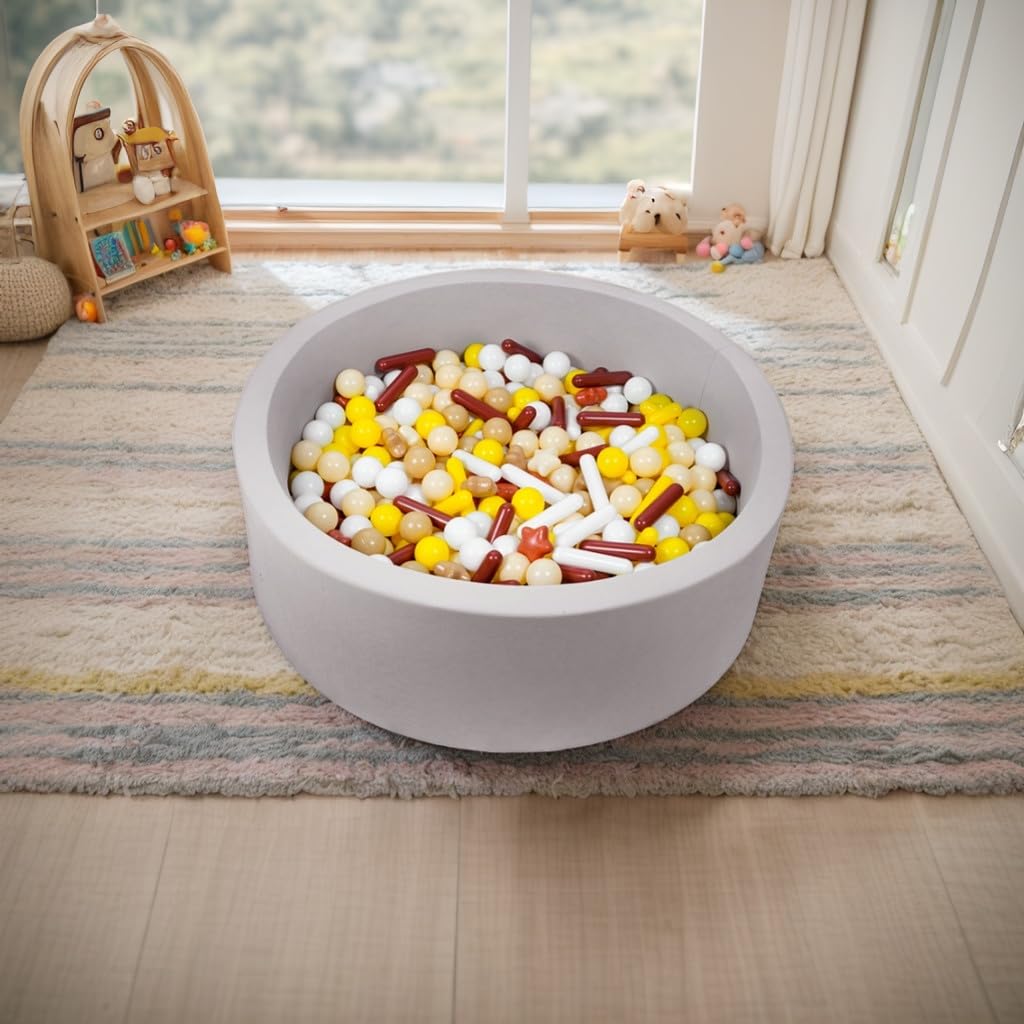 BPA Free Crush Proof Plastic Ball Pit Balls Pack of 100 200 500 E7612