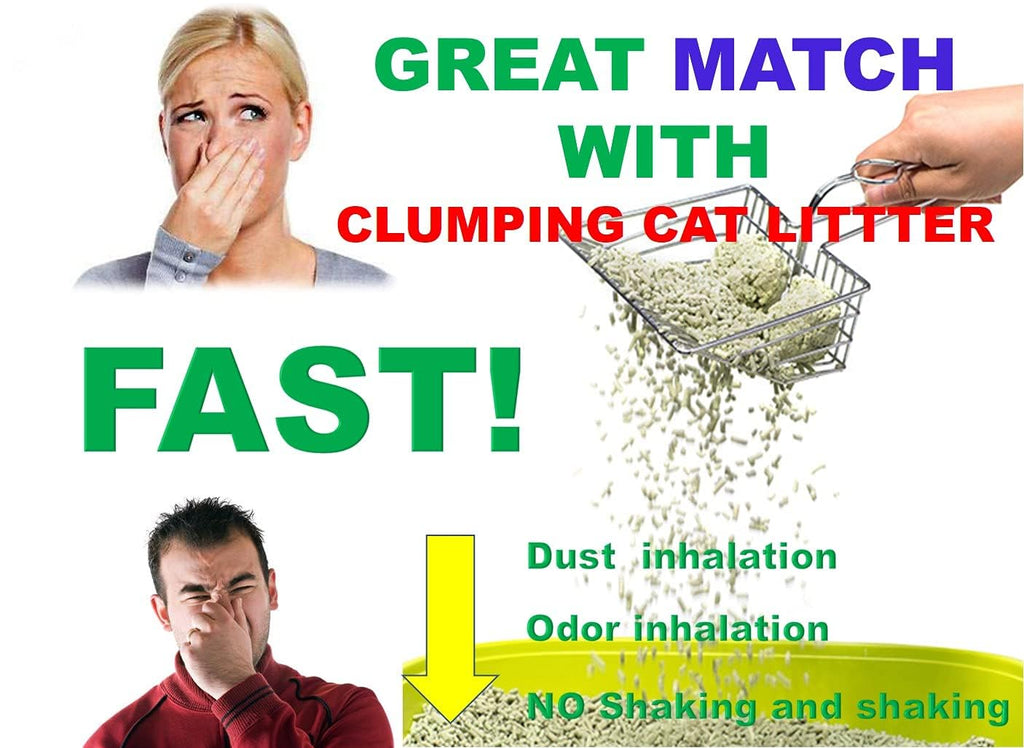 Metal Cat Litter Scoop with Holder E889614