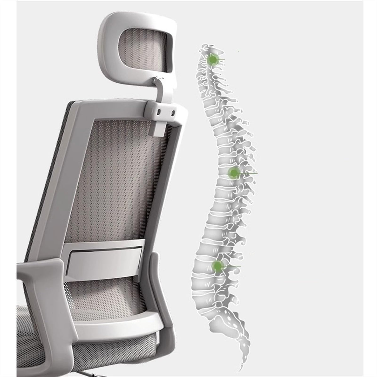 Ergonomic Mesh High Back Reclining Office Chair W9544