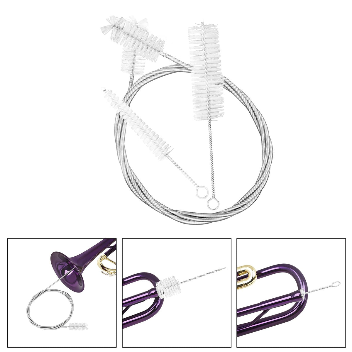 Trumpet Cleaning Kit 3Pcs F5466