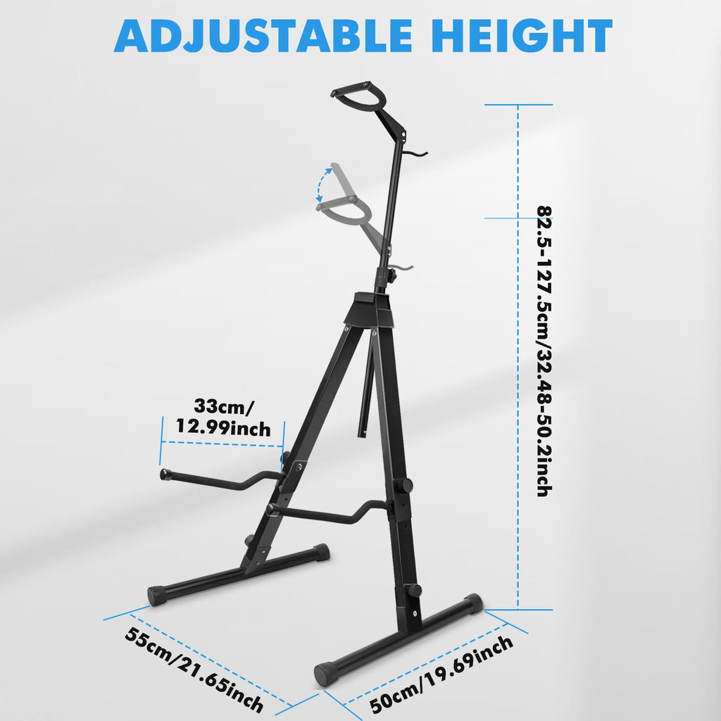 Heavy Duty Adjustable Steel Cello Stand with Bow Hook Z37534