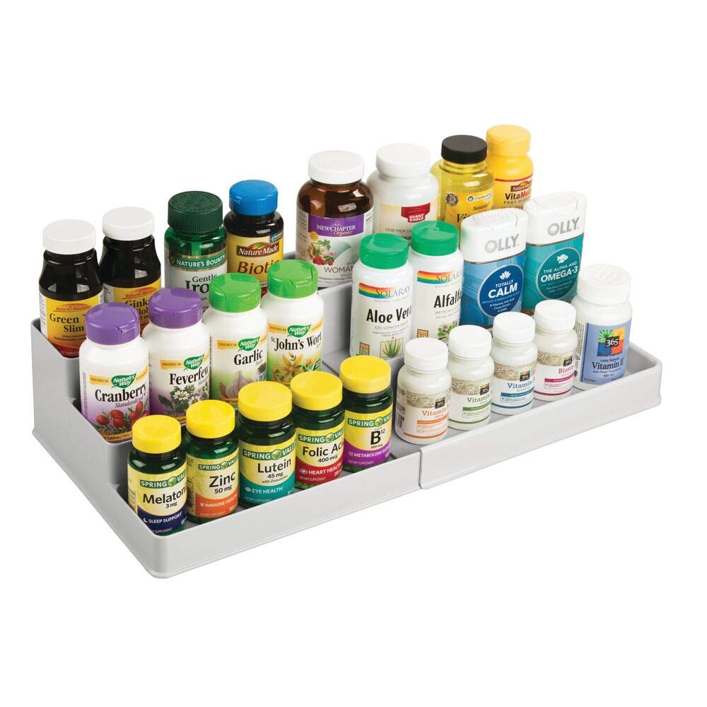 Plastic Expandable 3-Tier Shelf Rack Organizer T2575