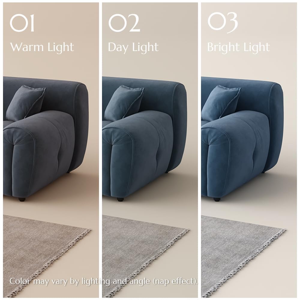 Oversized U-Shaped Sectional Sofa with Ottoman P924