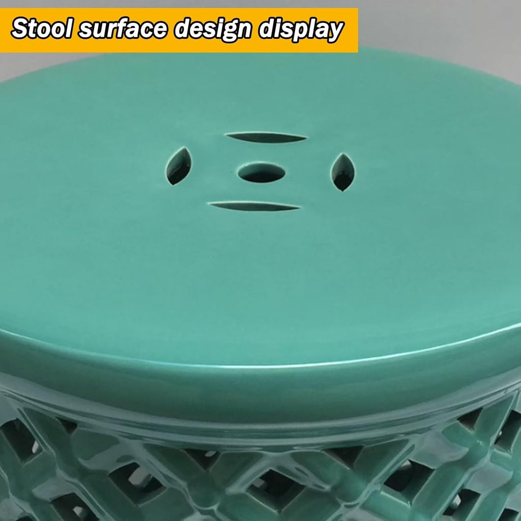 Ceramic Decorative Garden Stool E903761