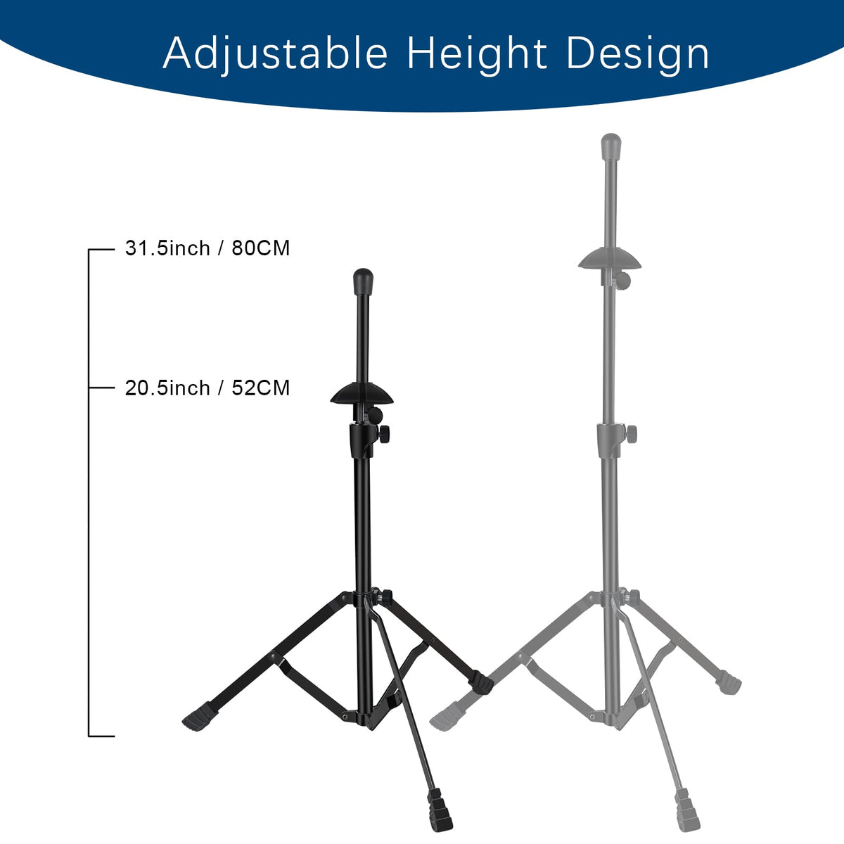 Trombone Stand Retractable Height Adjustment J495