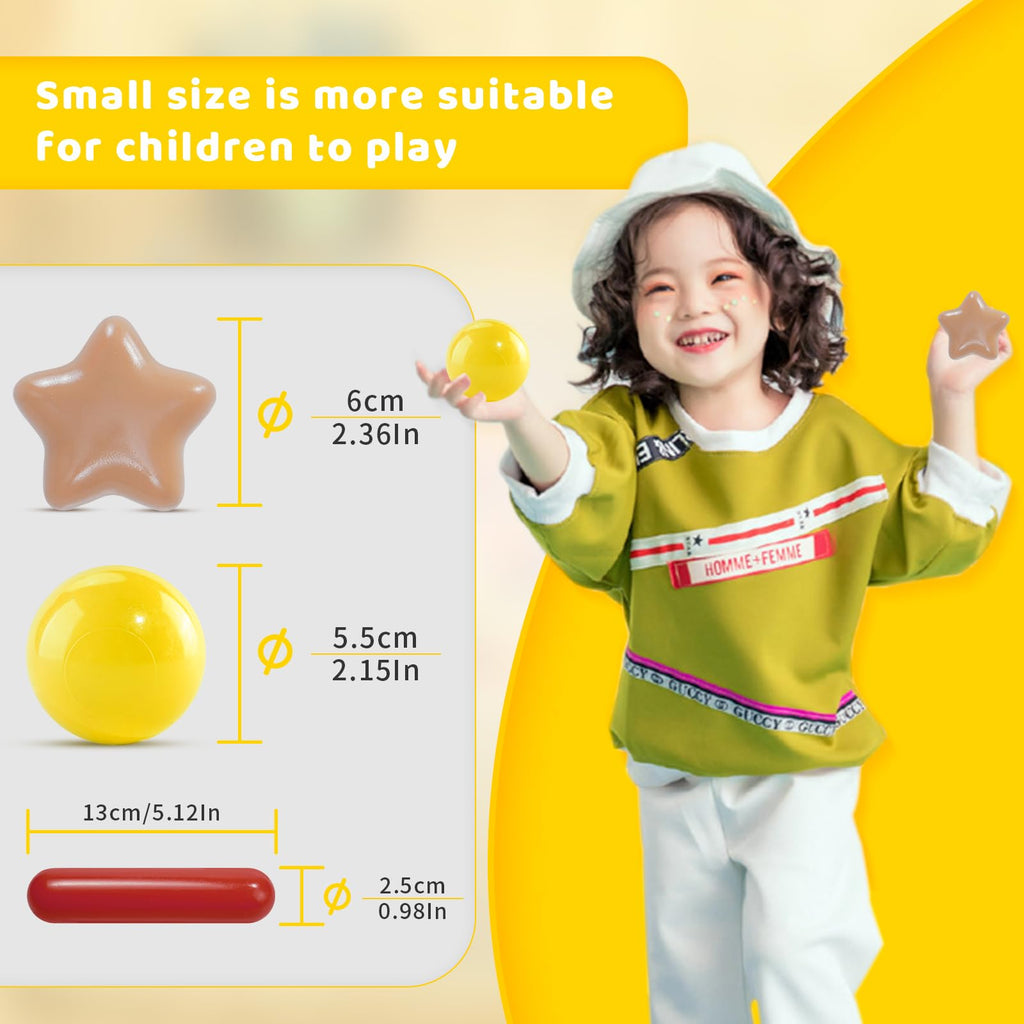 BPA Free Crush Proof Plastic Ball Pit Balls Pack of 100 200 500 E7612
