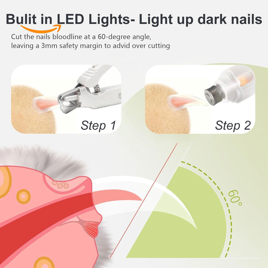 2-in-1 Dog Nail Grinder & Dog Nail Clipper W171
