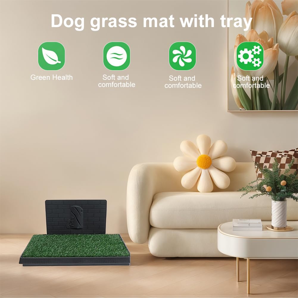 Dog Grass Pad with Tray 30 x 20 Inch A659109