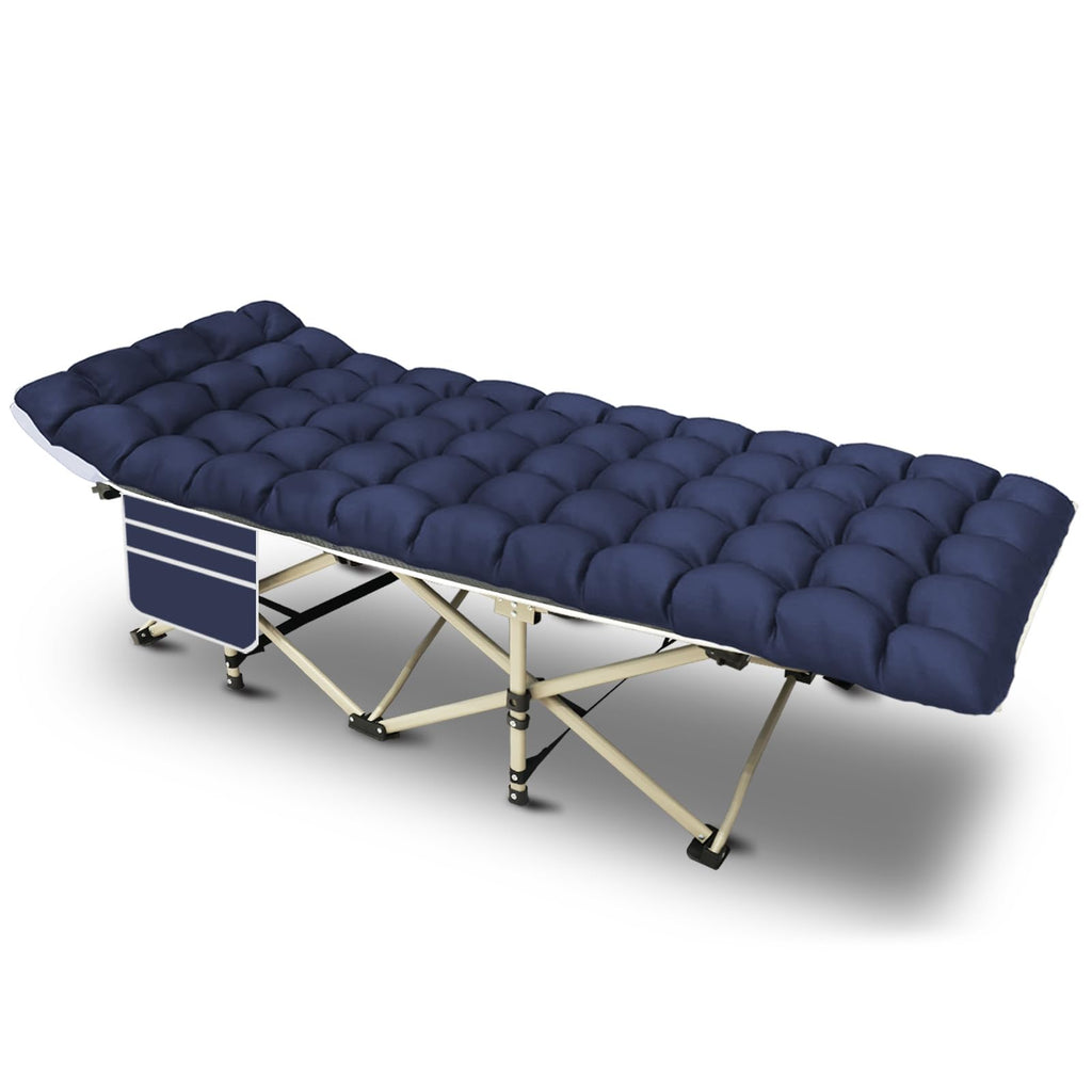 Folding Camping Cot with Mattress and Carry Bag V819193
