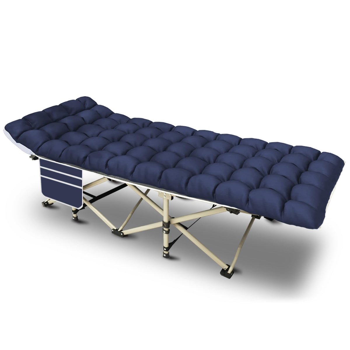 Folding Camping Cot with Mattress and Carry Bag V819193