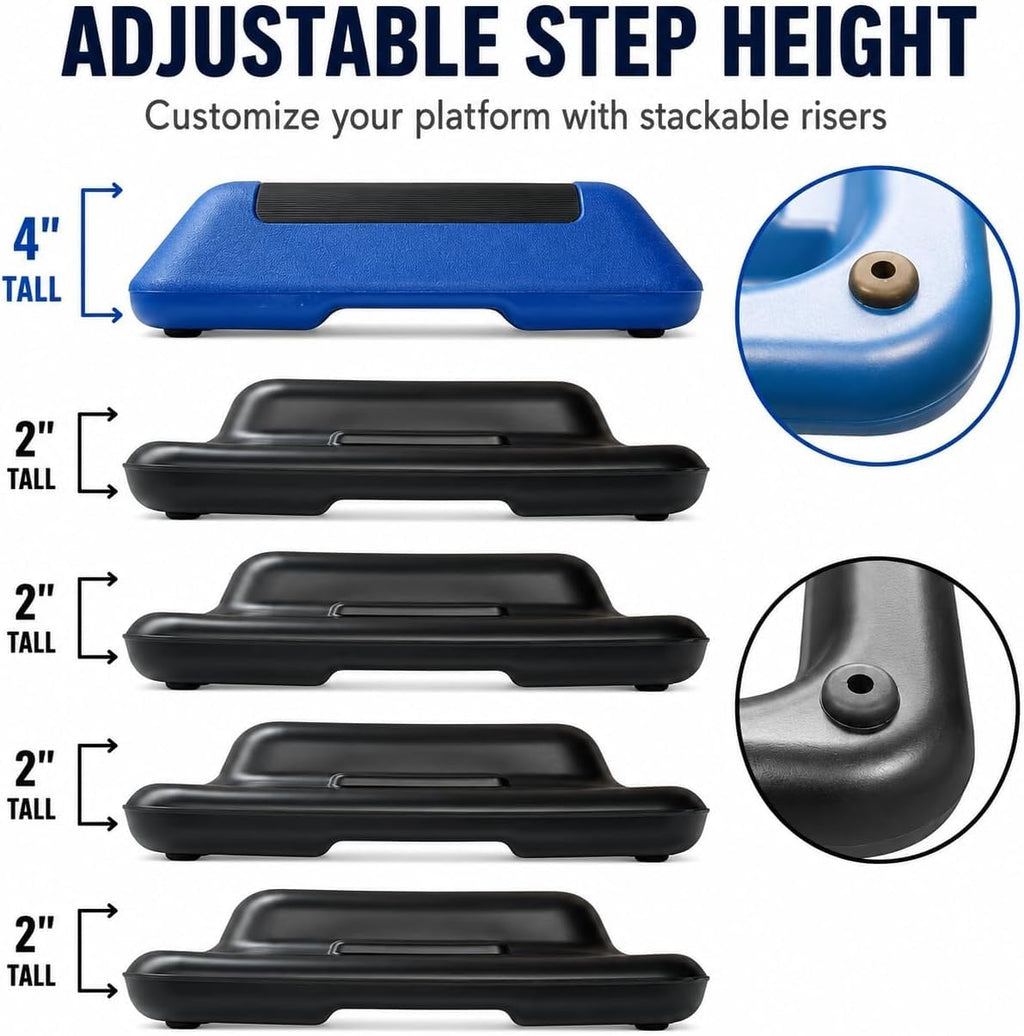 Adjustable Non-Slip Aerobic Step Platform N22909