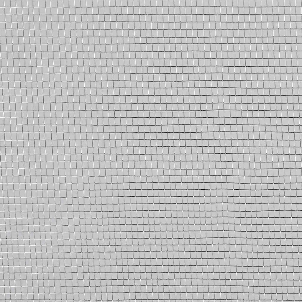 Aluminum Mesh Screen 39.4x196.9 Inches Silver L21852