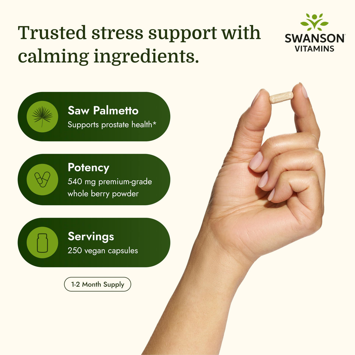 Ashwagandha 250 mg 60 Veggie Capsules Y108