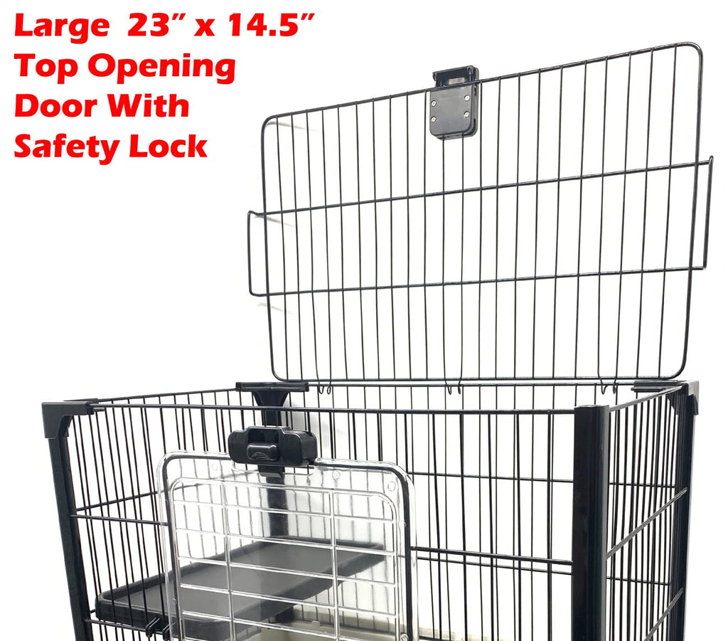 2-Level Rabbit Hutch Guinea Pigs Cage Y7685
