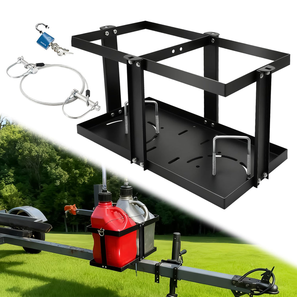 Gas Can Holder with Locking Strap Q1631