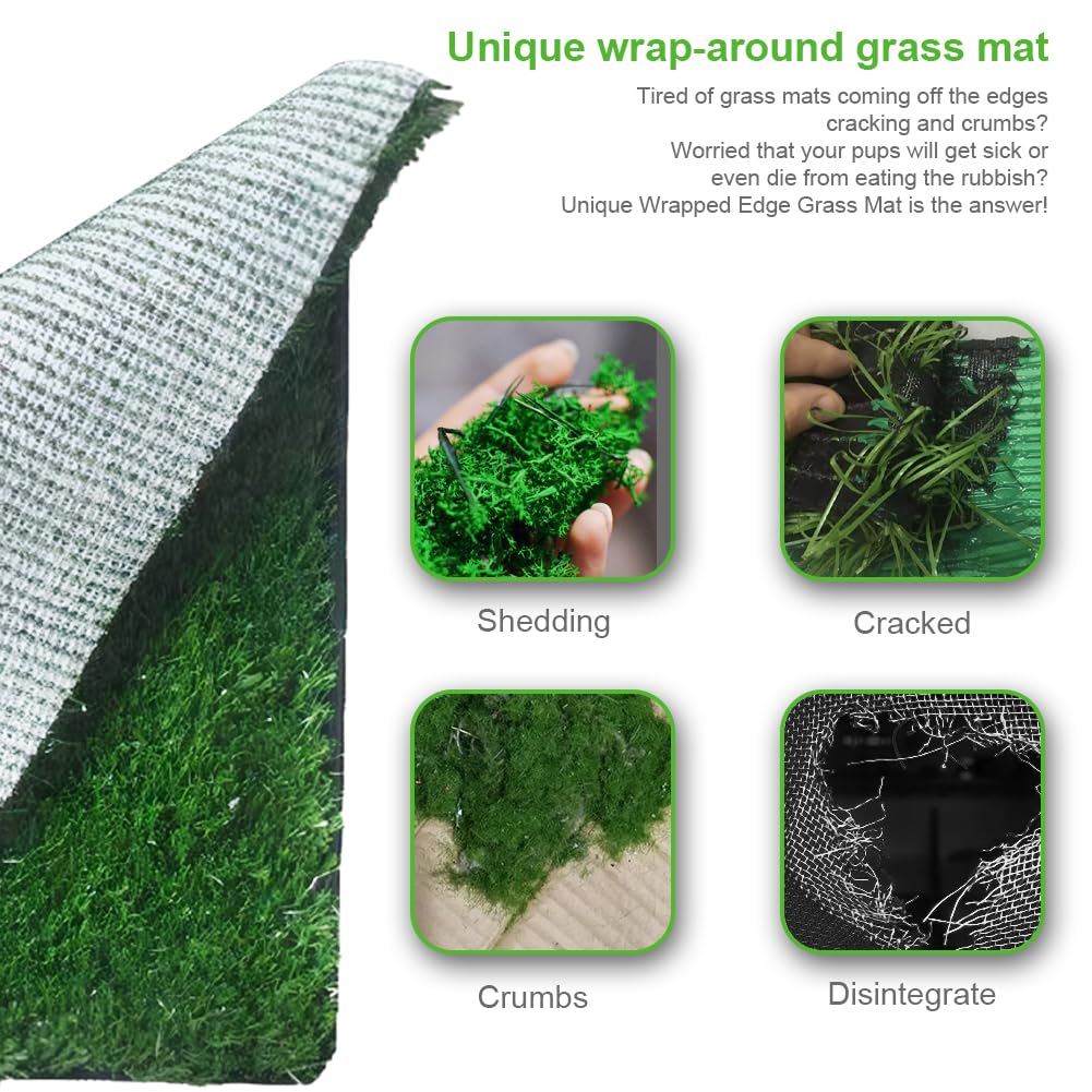 Dog Grass Pad with Tray 30 x 20 Inch A659109