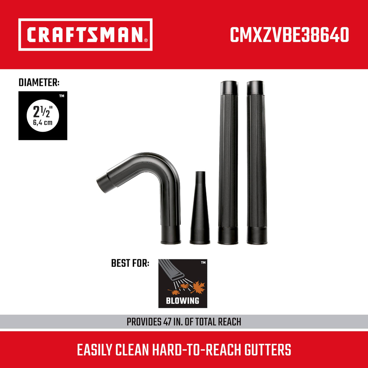 2-1/2 in. Wet Dry Vac Attachment Kit X54642