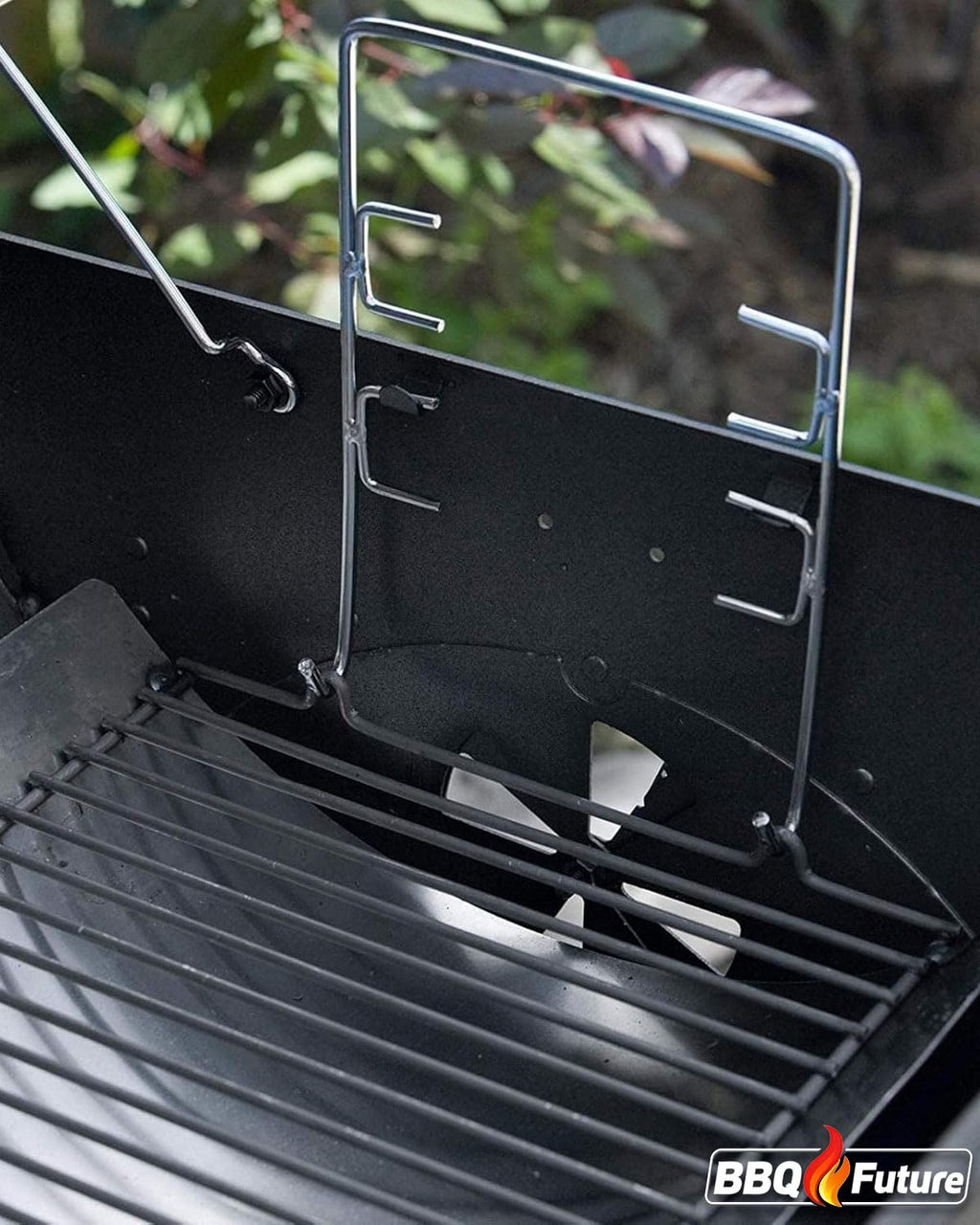 27 inch Porcelain-coated Steel Ash Pan with 2pcs Fire Grate Hanger L364