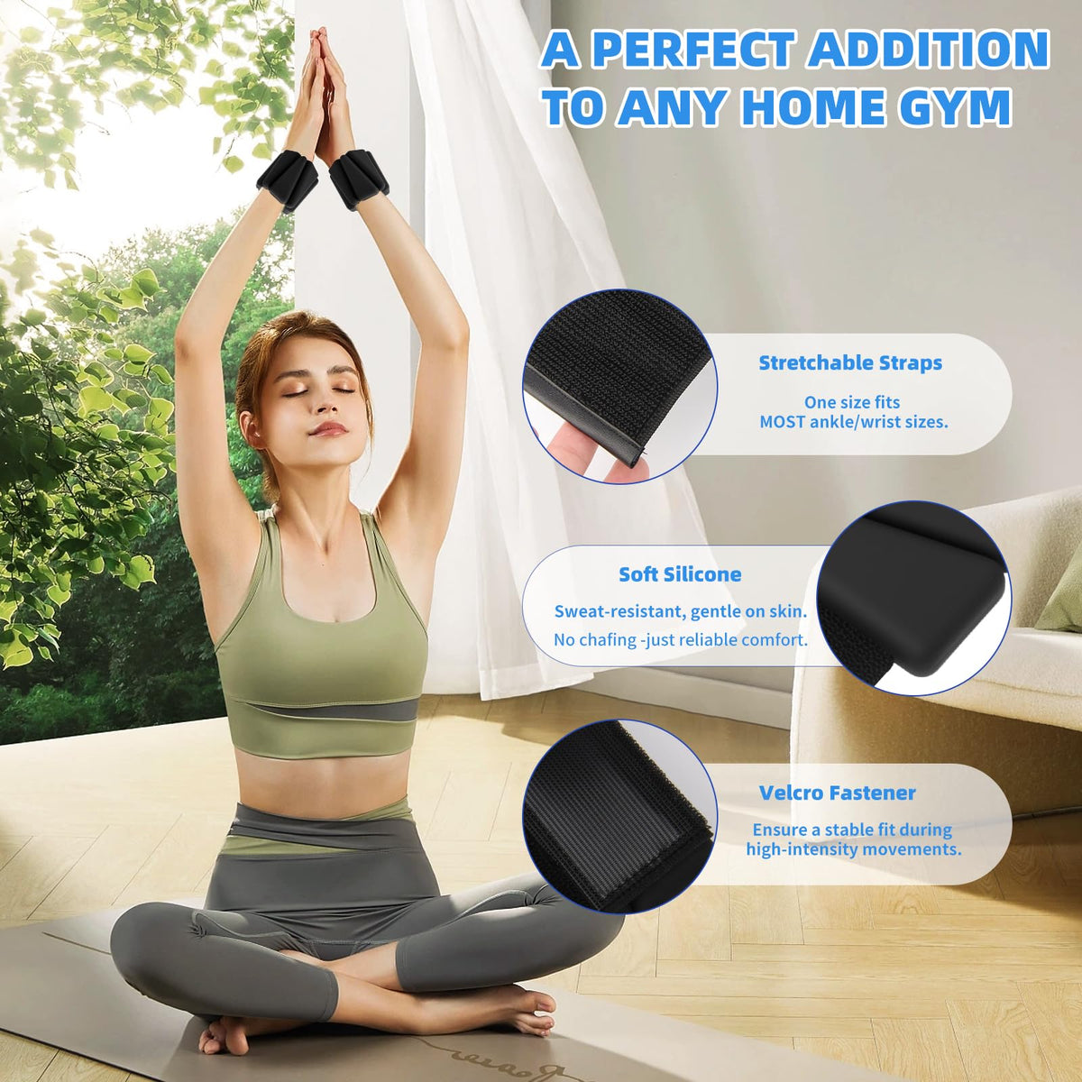 Ankle Weights 4 LBS Pair W725640