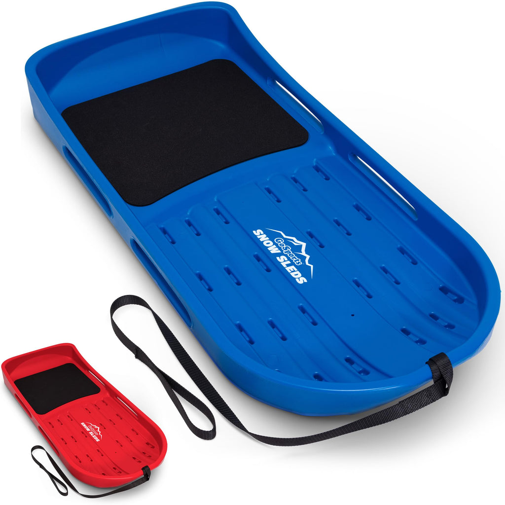2 Person Snow Sled with Pull Strap and Padded Seat F980