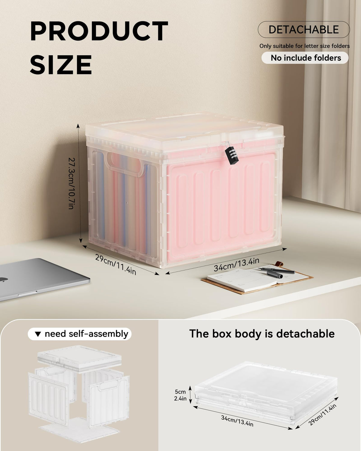 2 Drawer Plastic File Cabinet R1630