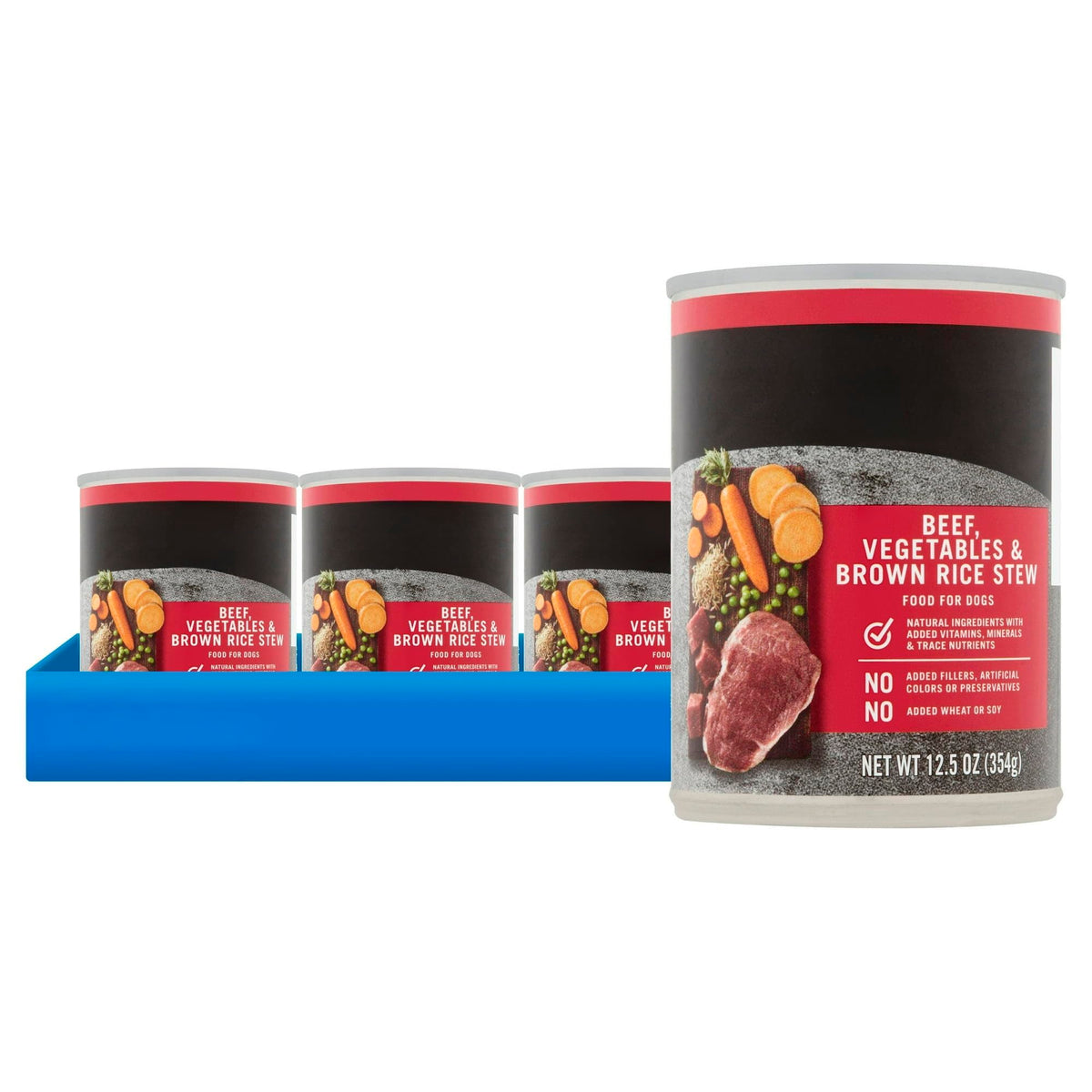 Wet Dog Food 12-Pack 12.5 Oz Canned Dog Food Topper in Gravy D1453