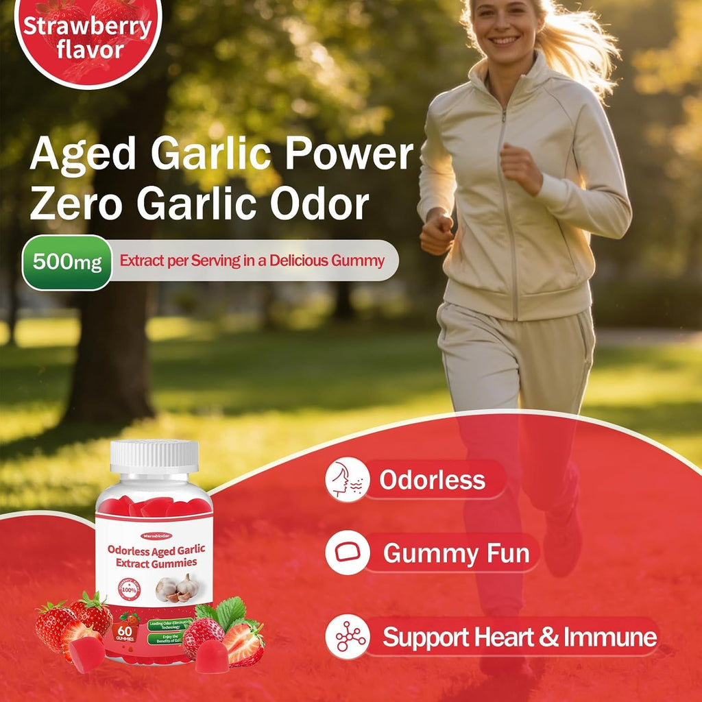 Aged Garlic Extract Gummies Strawberry Flavor V331