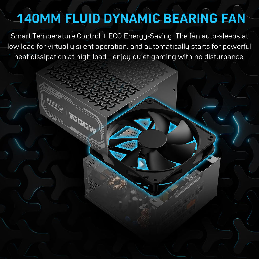 1000W Fully Modular 80+ Gold Certified ATX 3.1 Power Supply M862
