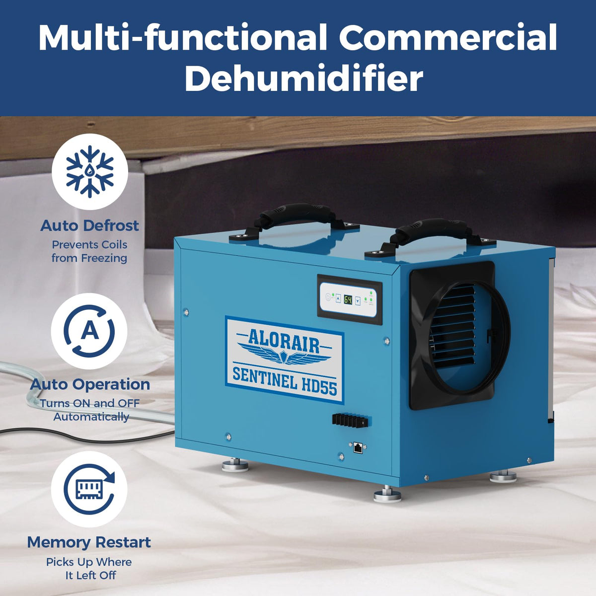 113 Pints Crawlspace Dehumidifier I124238