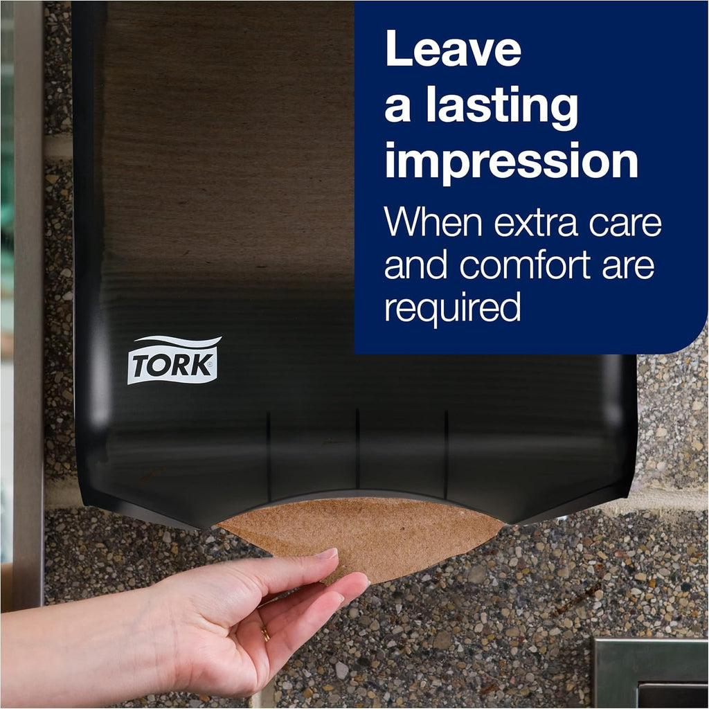 Black Multifold Hand Towel Dispenser with Multifold Hand Towel G4263