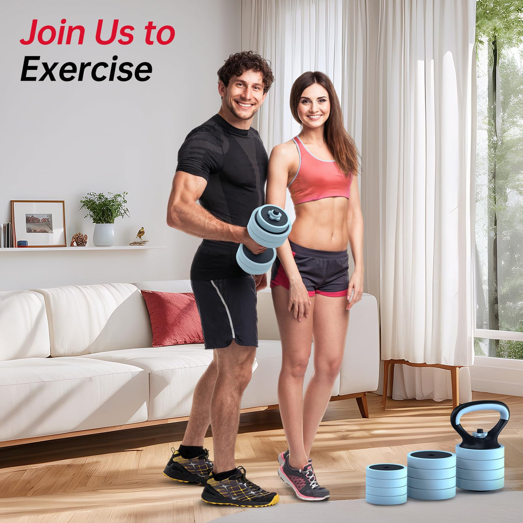 Adjustable 45lbs Dumbbell Set with Connector H60988
