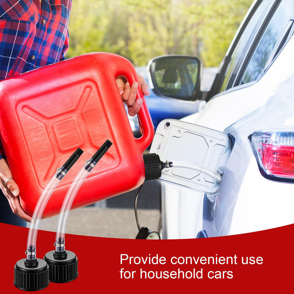 4 Pcs Fuel Jug Cap Replacement with Hose Kit R36635