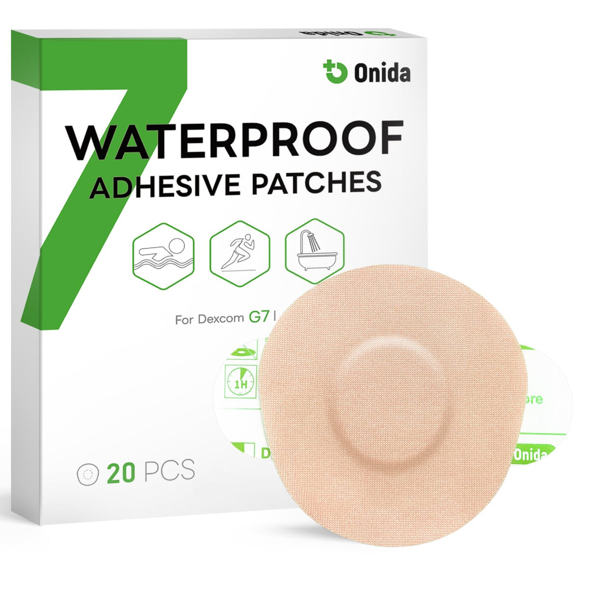 Waterproof CGM Over Patches 20PCS G49631
