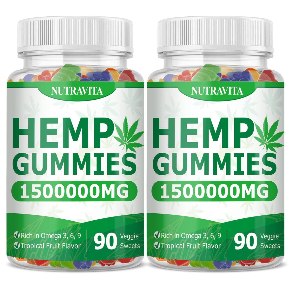 Fruit Hemp Gummies 180 Gummies B321779