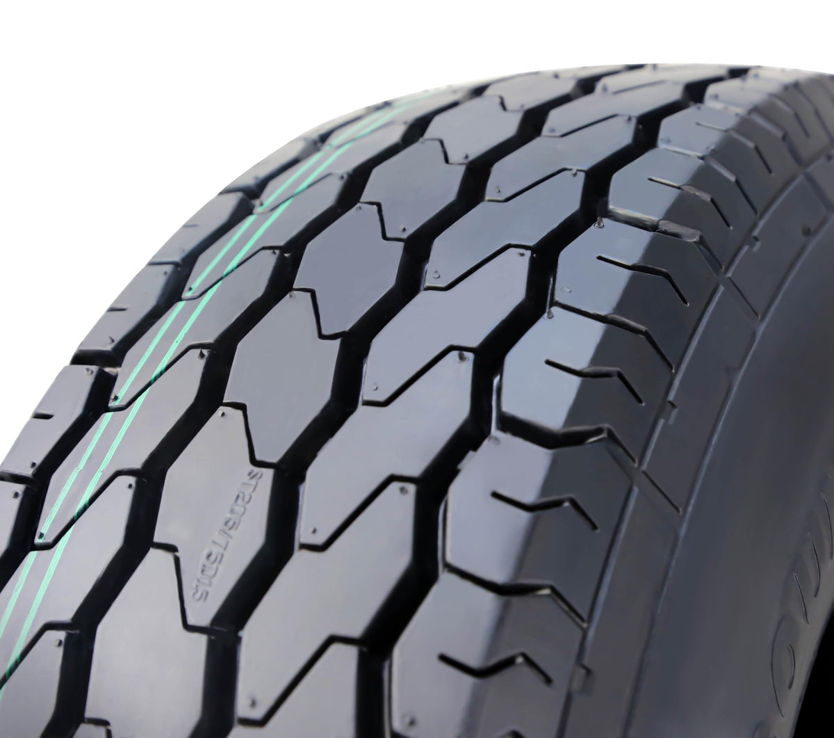 Trailer Tire Wheel ST205/75D15 6PR 101L 5X4.5 White Spoke Rim C197