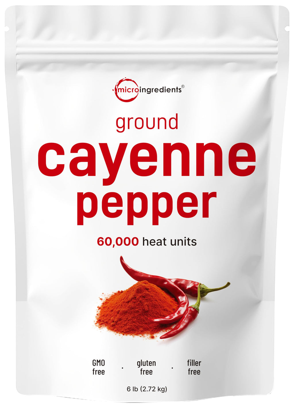 Ground Cayenne Pepper Powder 6lbs 60,000 SHU A4498