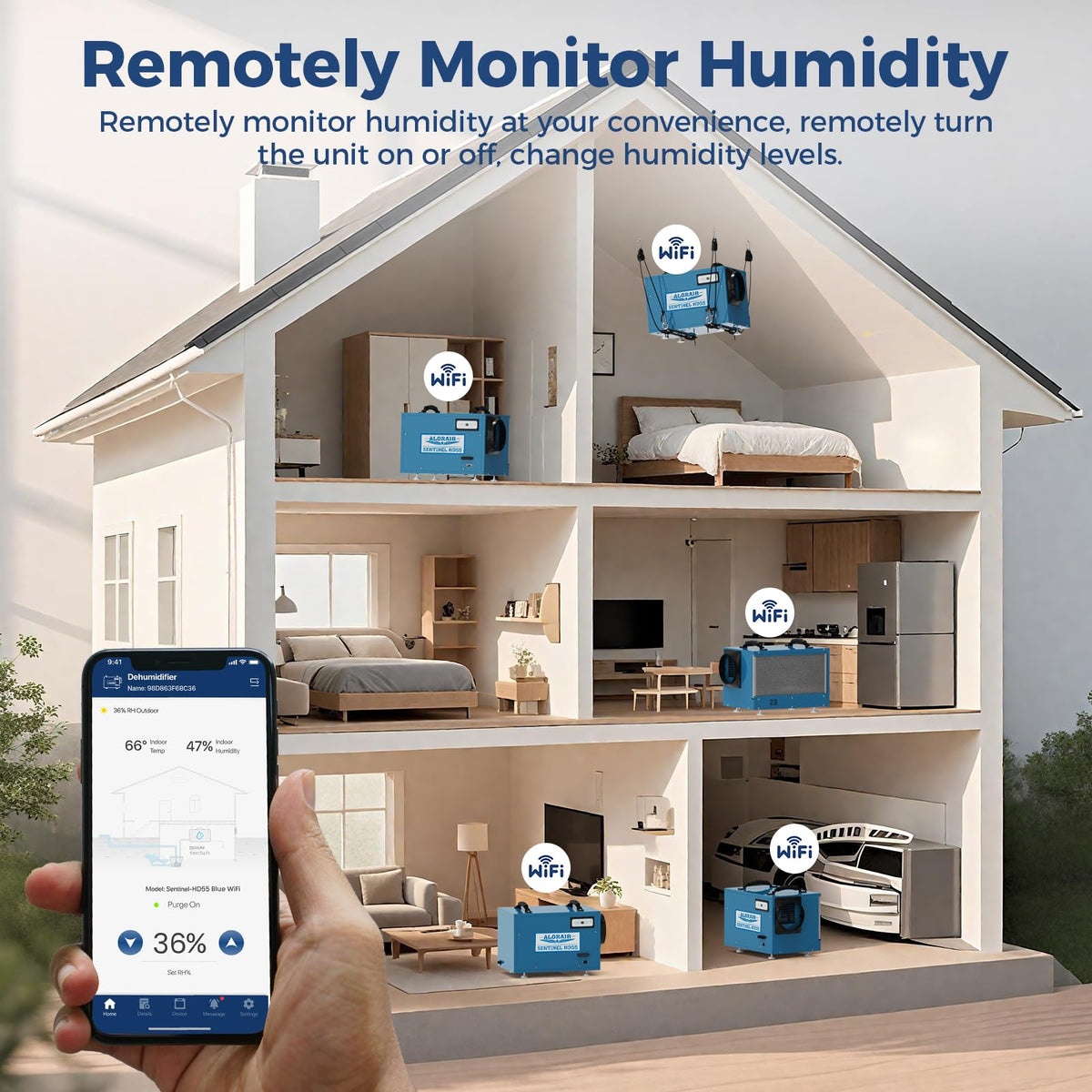 113 Pints Crawlspace Dehumidifier I124238
