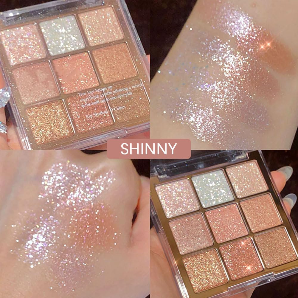 Pink Glitter Eyeshadow Palette I6673