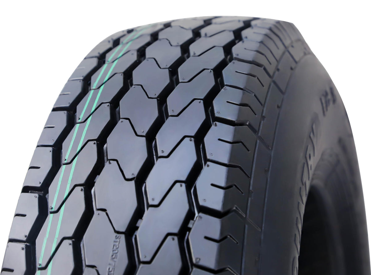 Trailer Tire Wheel ST205/75D15 6PR 101L 5X4.5 White Spoke Rim C197